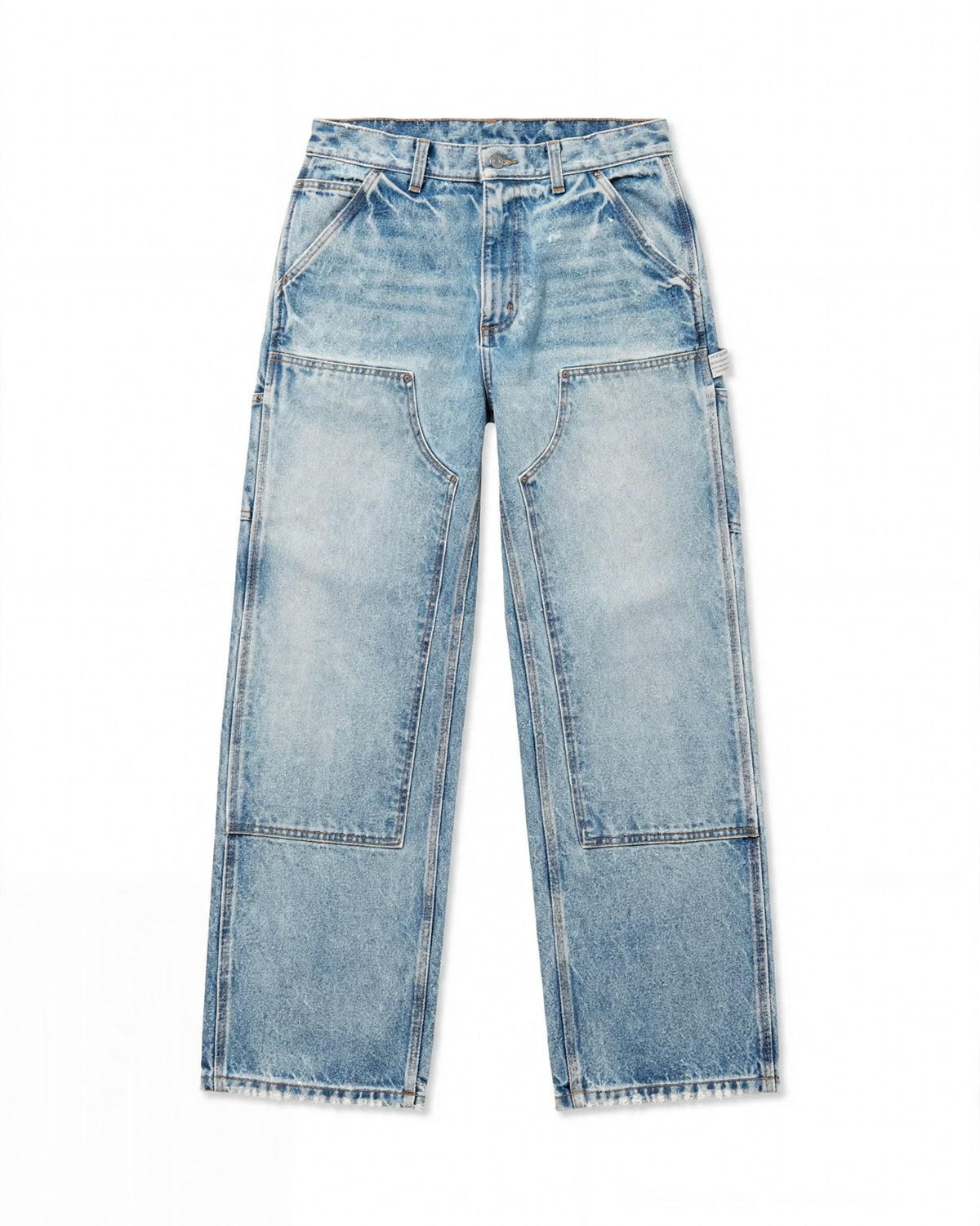 Blue denim carpenter