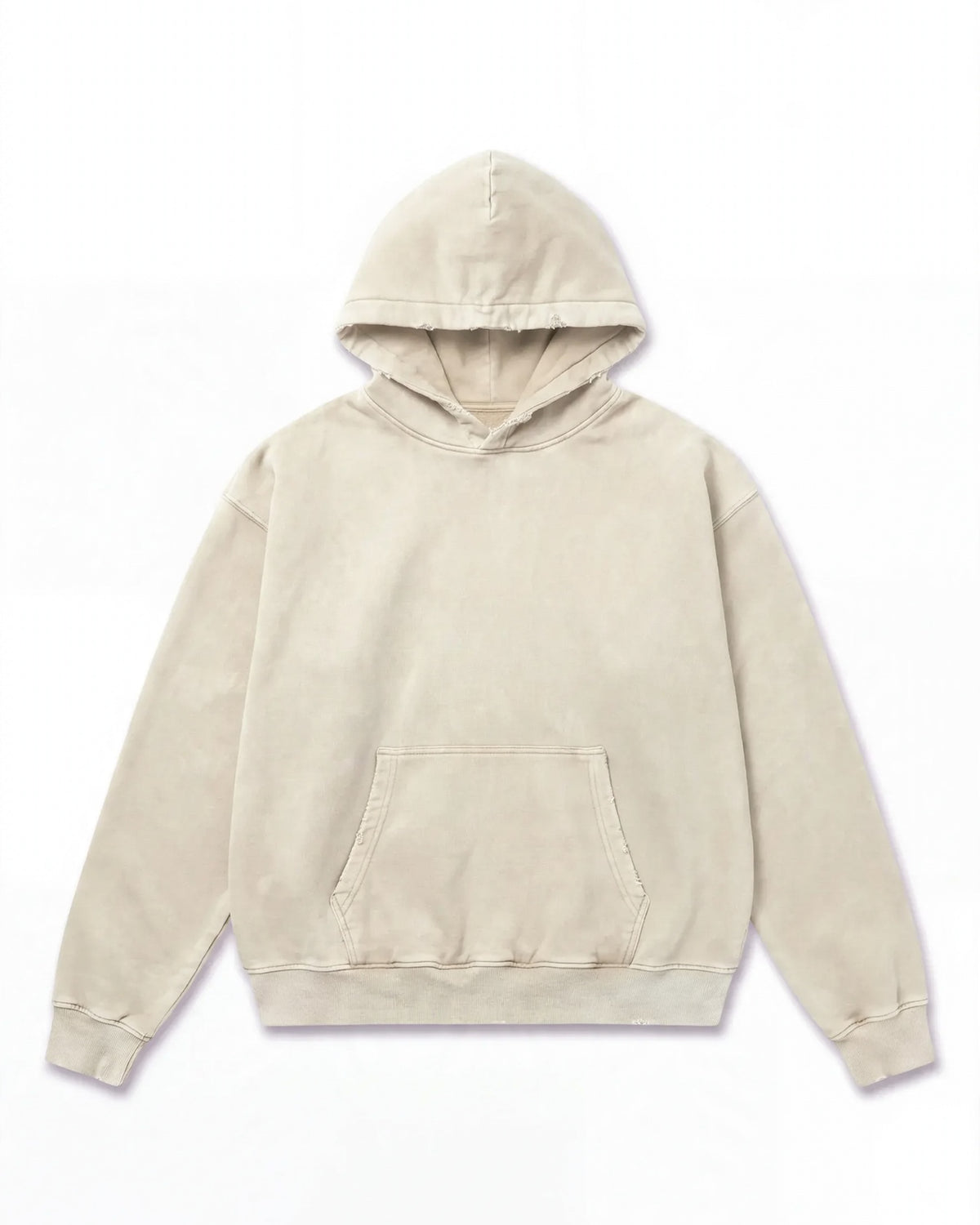 Hoodie Vintage white